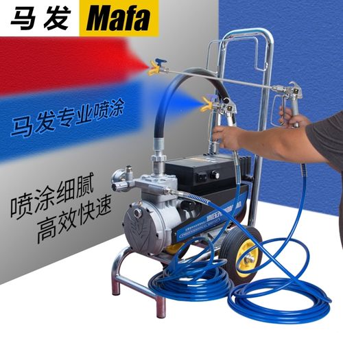 1680电动高压无气喷涂漆喷漆机涂料喷涂990乳胶漆喷涂机 马发9可调速