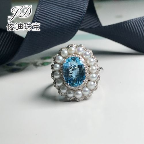 18k蓝宝石钻石翡翠玉石彩宝彩钻戒指珠宝首饰镶嵌加工