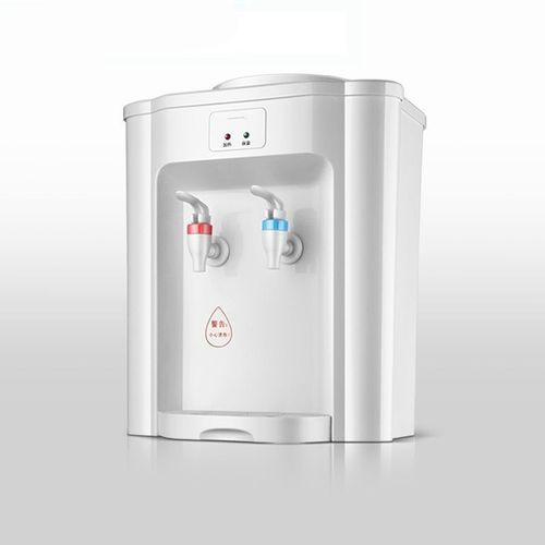 台式饮水机小型家用制冷热迷你桌面冰温热宿舍学生带门玻璃 经典款 冰