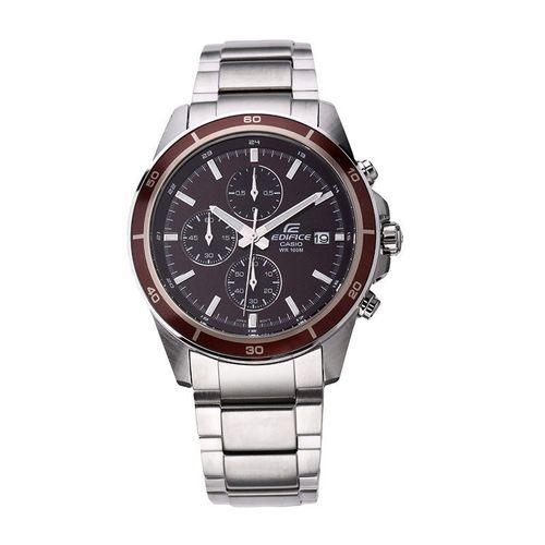 卡西欧casio手表男高档帅气三眼多功能夜光钢带防水男士手表