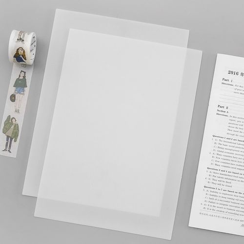 空白垫纸板高考中考用考试垫板透明用品学生写字软桌面无字垫