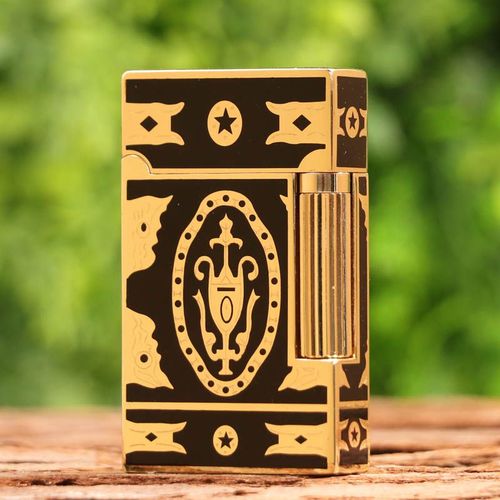 朗声充气打火机 超薄创意侧滑砂轮气体火机男礼品刻字正品