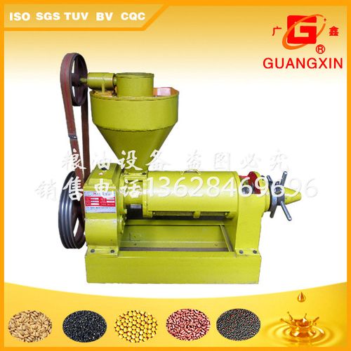 广鑫yzyx90wk自动温控螺旋榨油机125kg/h小型商用菜籽花生香油