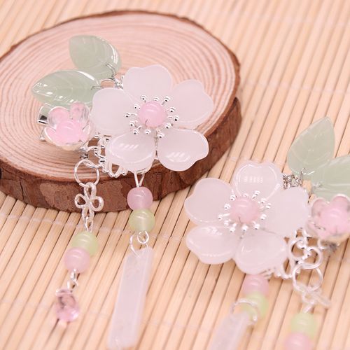 diy手工自制作发簪头饰发饰品配件新手古风汉服琉璃清新材料包