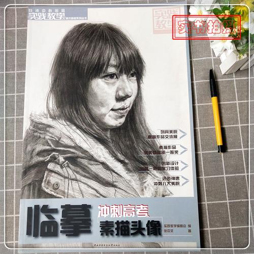 临摹素描头像 冲刺高考 实践教学美术高考系列丛书 中央广播电视大学