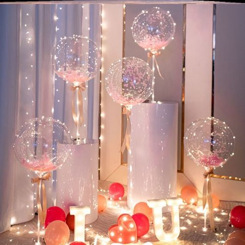 七夕网b红花束求婚布置表白仪式感室外家里酒店场景