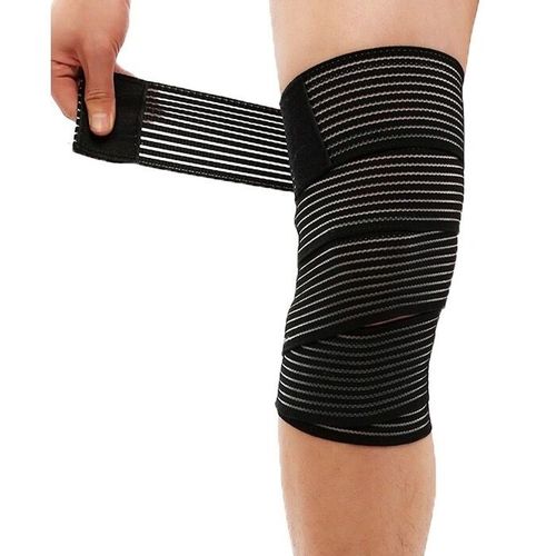 运动护膝绷带弹力束腿膝盖关节固定缠腿绑腿带束腿带专业加压术后