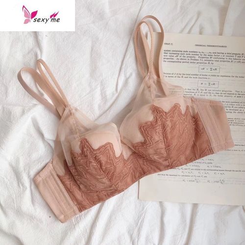 ms高定时尚新宠大胸显小超薄穿衣显瘦内衣性感浪漫文胸bc杯 文胸套装