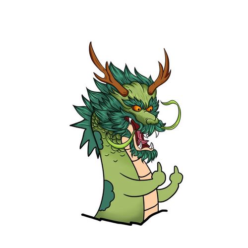 浮生 个性可爱卡通龙汽车车贴搞笑创意龙图腾汽车贴纸电动摩托车划痕