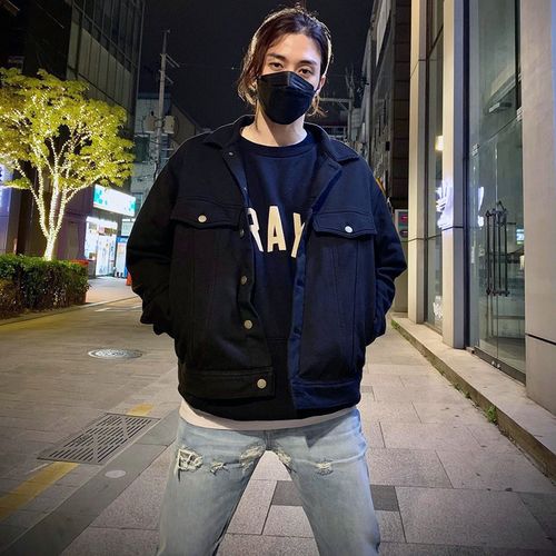 fog fear of god第七季主线立体剪裁重磅宽松纯色廓形夹克外套男