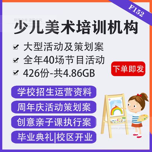 少儿美术培训机构画画班艺术幼儿园节目招生宣传亲子活动策划方案