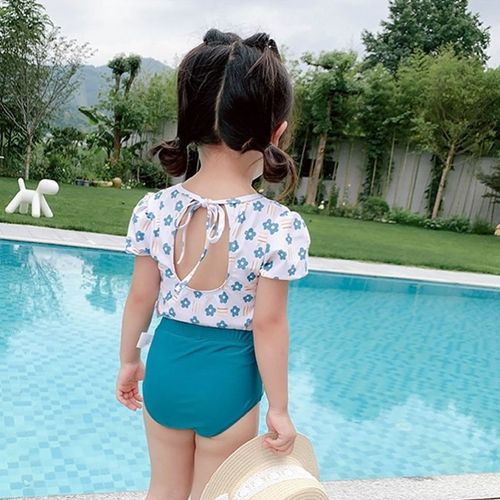 女宝泳衣女童分体泳装2021新款韩版夏季夏装ins儿童泳衣小公主