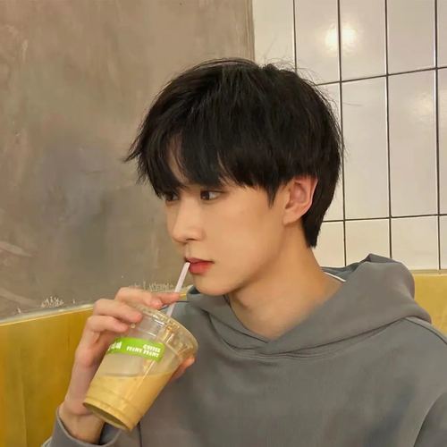 假头男短发韩版帅气学生日常短直发假头套少年感发型全头套式