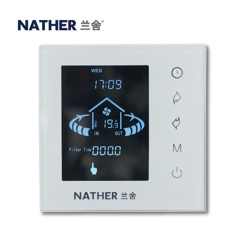 兰舍新风系统控制面板线新风机控器控制开关l-2kd-1l-3l-4