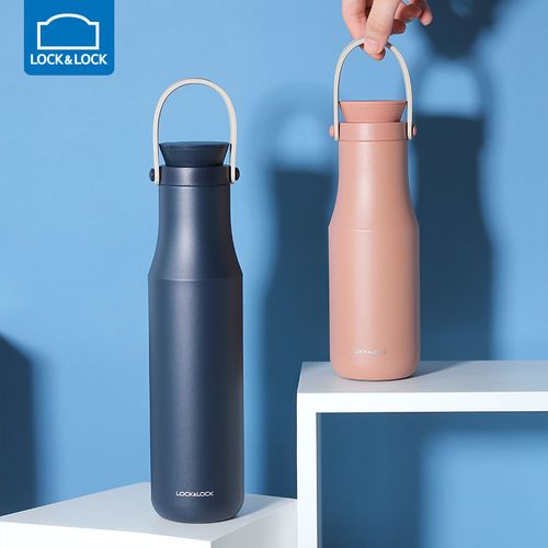 乐扣乐扣旗舰店保温杯大容量便携提手保温壶户外运动水杯