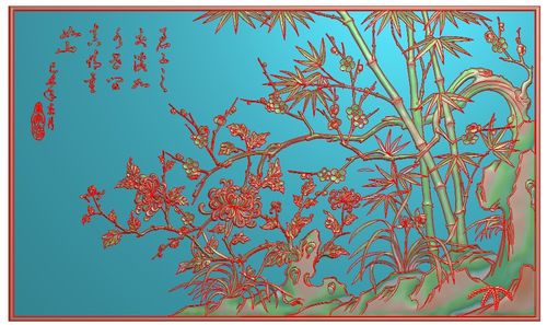 精雕图 陆军地屏拼合  jdp