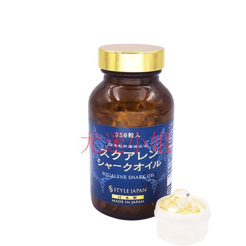 日本富山深海鲛鱼油婴儿儿童软胶囊角鲨烯深海鱼油鱼肝油