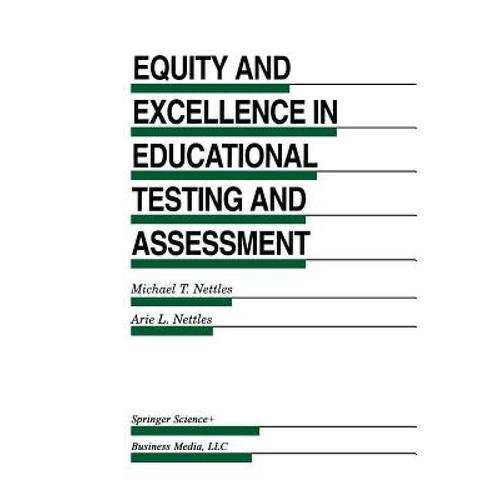 预订 equity and excellence in educational testing.
