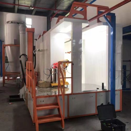 大小旋风pp喷粉房喷粉室静电喷涂流水线小旋风q静电喷涂设备喷粉