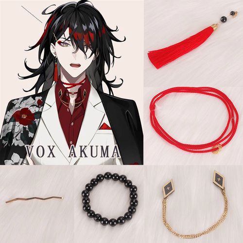 vox akuma耳夹cos耳饰发夹颈饰领针luxiem彩虹社daddy