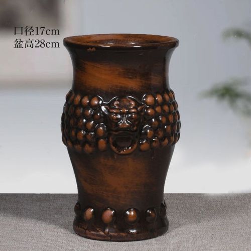 法师特大号多肉老桩花盆肉肉特价陶瓷大号 粗陶高桩代购【5月31日发完