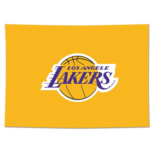 nba队标挂布 nba湖人蓝球logo队徽队标背景布挂布酒吧卧室床头男生