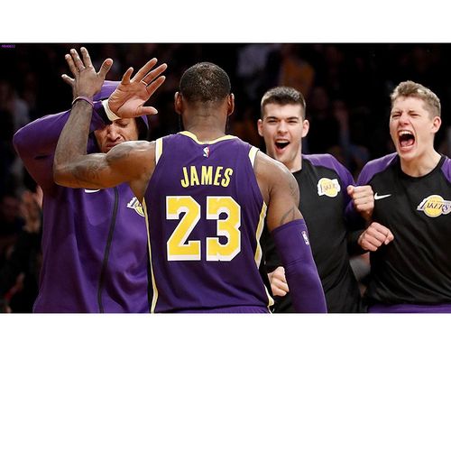 詹姆斯安东尼戴维斯浓眉库兹马朗多隆多 湖人新赛季n篮球ba明星海报