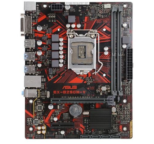 冲新 asus/华硕 b250m-v b250主板  质保一年 支持67代cpu ddr4