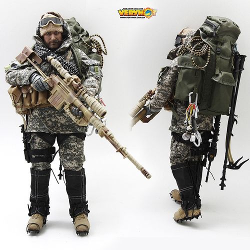 veryhot 1/6兵人模型人偶 vh1046-a 山地行动狙击手特种兵 acu版