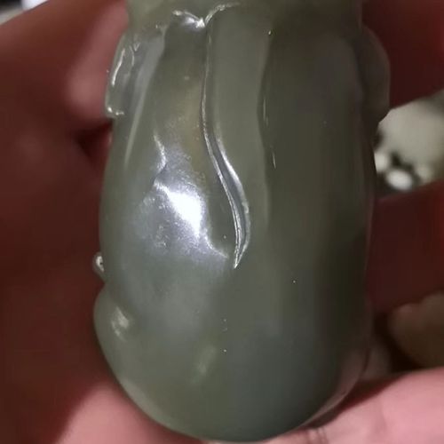 和田青玉手把件