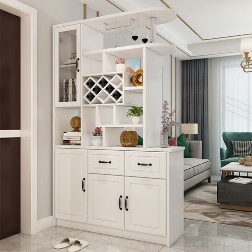 酒柜客厅靠墙北欧客厅隔断柜酒柜玄关间厅柜储物小户型简约现代双面