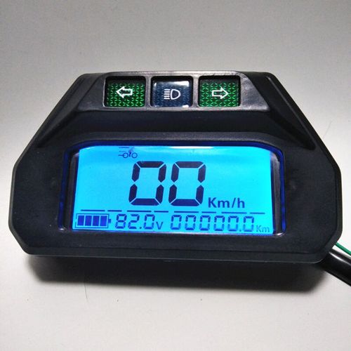 小牛电动车仪表盘大牛液晶电量显示表速度码表48v60v72v通用 d款