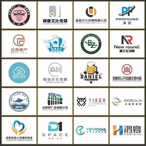 原创logo设计招牌店标公司文化传媒水印卡通头像品牌