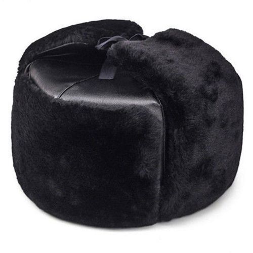 老人棉帽子男老头帽皮帽子冬季骑车保暖户外防寒防风骑行极寒东北乐卉