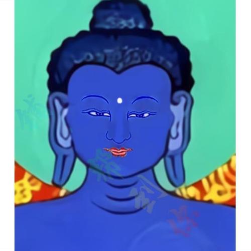 普贤王如来大圆满前行传承祖师双身像法身普贤王如来画像佛像唐卡【5