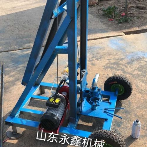家用小型打井机钻井设备100米民用全自动提升便民水井钻机
