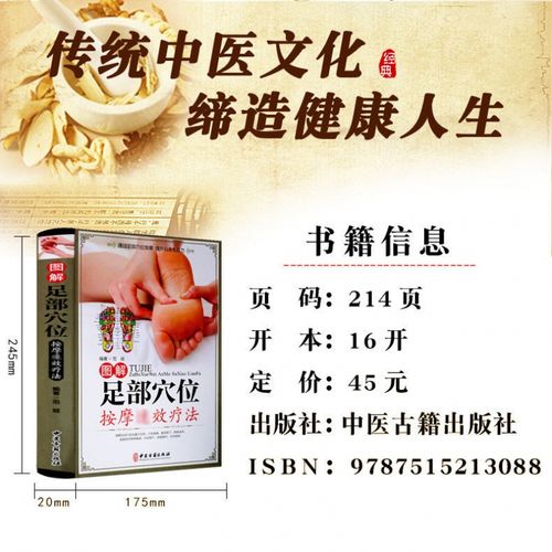 足部足底按摩书 足疗书籍教材 技师按摩经络穴位书籍
