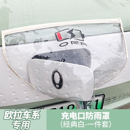充电枪防雨罩欧拉黑猫充电防雨罩黑猫r1车饰充电枪口防水罩防尘挡雨遮