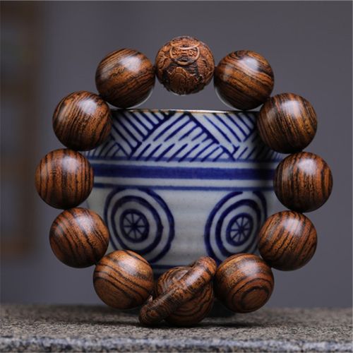 正宝虎皮檀20mm手串