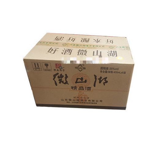 微山湖酒 400ml*6瓶 微山湖酒精品酒木盒泥瓶装浓香型
