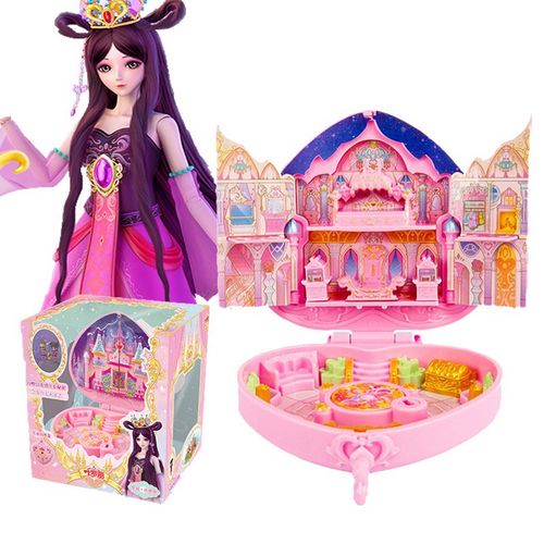 叶罗丽宝石盒子仙子的房子娃娃屋花蕾堡冰公主冰晶宫灵公主花圣殿浮云