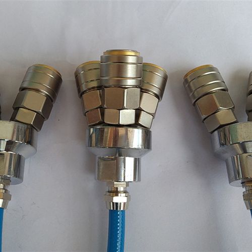 c式快速气动接头 三叉二叉口接头气管三通二通空压机接头气动元.