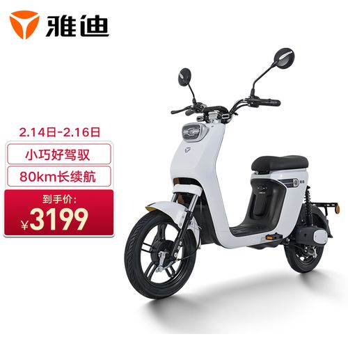雅迪(yadea)电动车 欧致48v24ah锂电可提取长续航代步车电动自行车