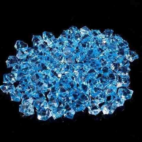 高端粒工艺假水晶石饰星星摆头玻璃球粉红件品园艺装w饰蓝色假奢