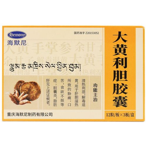 海默尼 大黄利胆胶囊 0.