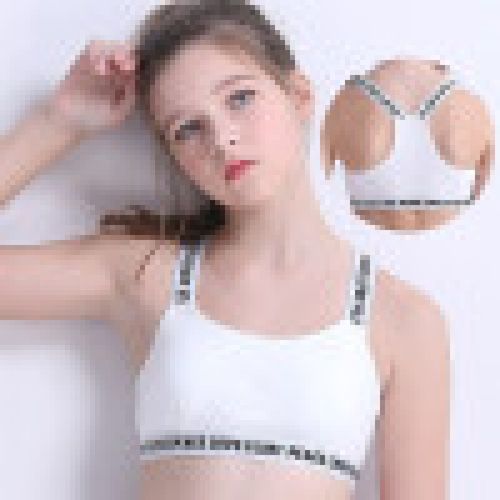 雅旗依 少女文胸棉发育期小背心女中大童中小学生内衣8-16岁女孩文胸