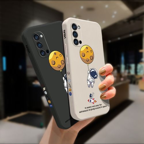 蛇夫座opporeno4手机壳reno4pro直边液态硅胶保护套reno4se侧边图案男