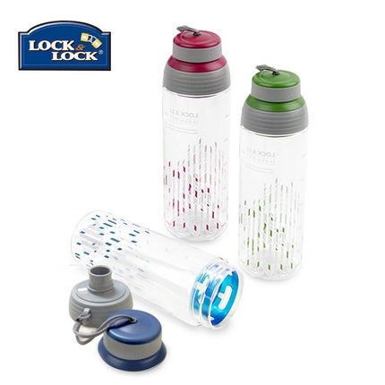 乐扣乐扣水杯运动创意塑料便携hlc806tb/g/r 600ml随手杯茶杯子