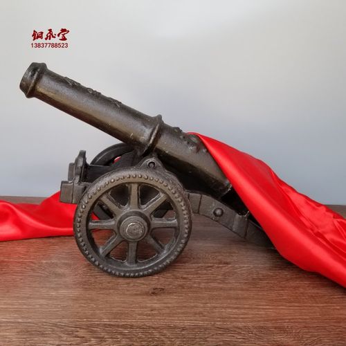 仿古铁大炮镇宅红衣大炮模型家用工艺饰品礼品摆件定做风水铁炮