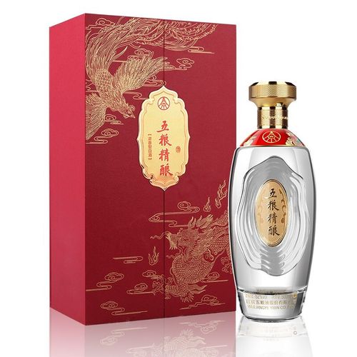 五粮液浓香型白酒52度500ml瓶装 五粮液精酿龙凤呈祥 500ml单瓶